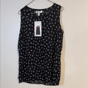 Cristina B Black and White Women's Top